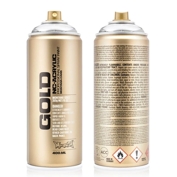 Montana - GOLD - Silverchrome - 400ml (M1000)