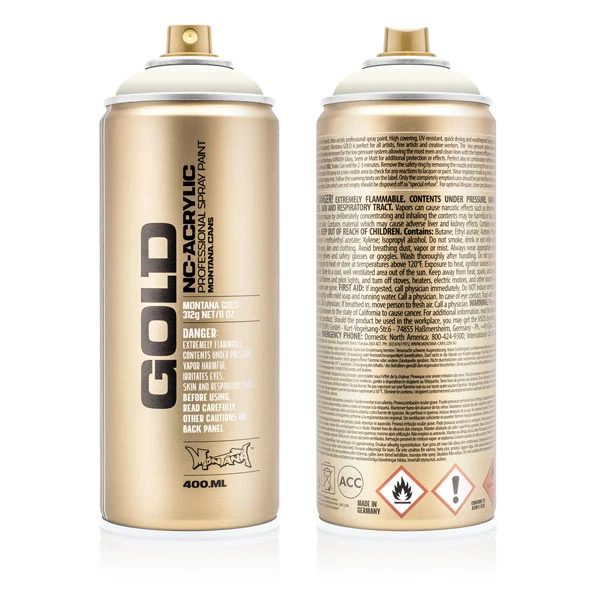 Montana - GOLD - Shock White Cream - 400ml (S9110)