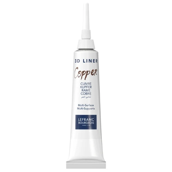 Lefranc & Bourgeois - 20ml Copper Lead - Vitrail Glass & Tile Paint Outliner