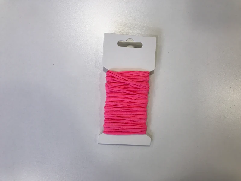 Gummikordel soft cord 2mm pink 10m