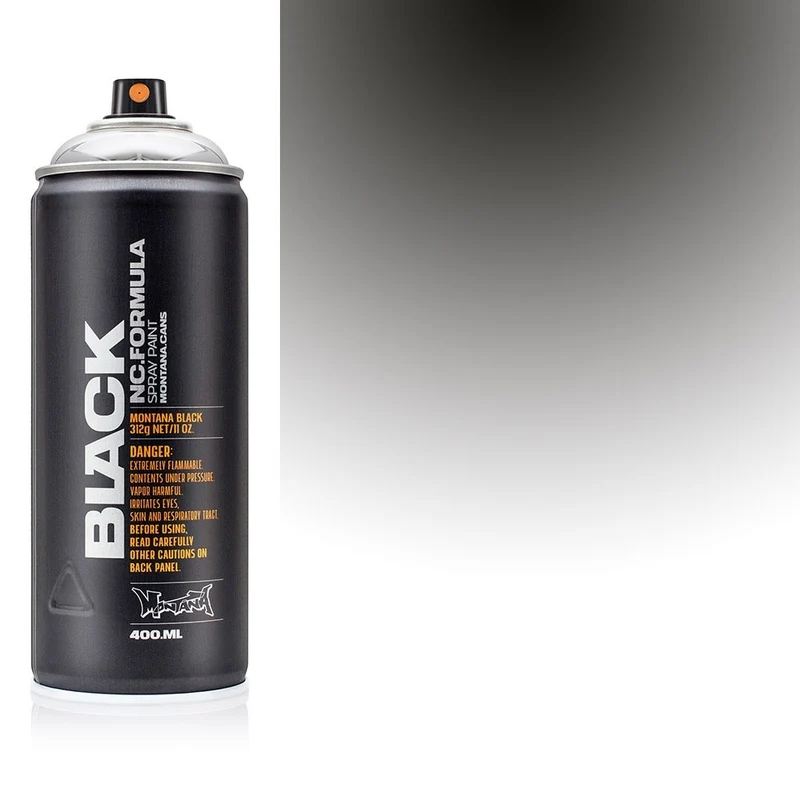 Montana - BLACK - Silverchrome - 400ml (BLK SILVER)
