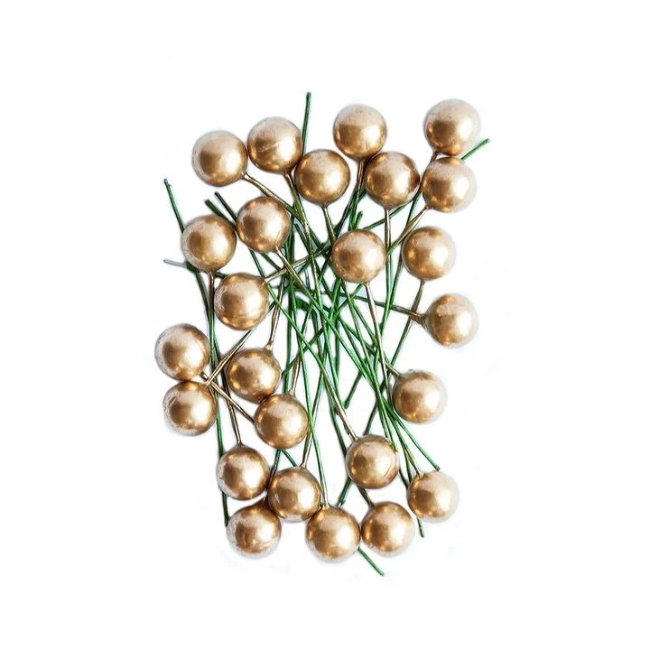 Decorative Holly Berries, 24 Pcs