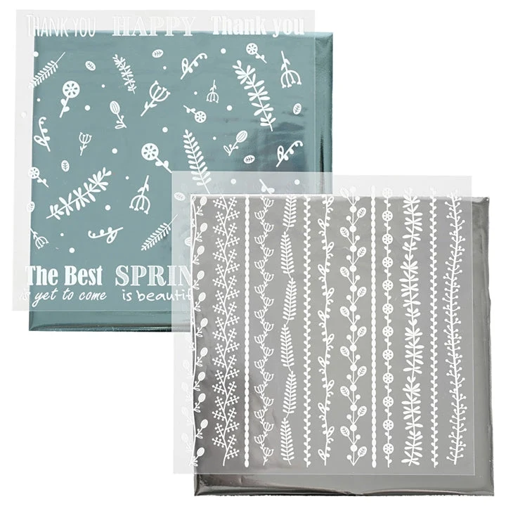 Decorative and Metallic Transfer Foils 2-in-1