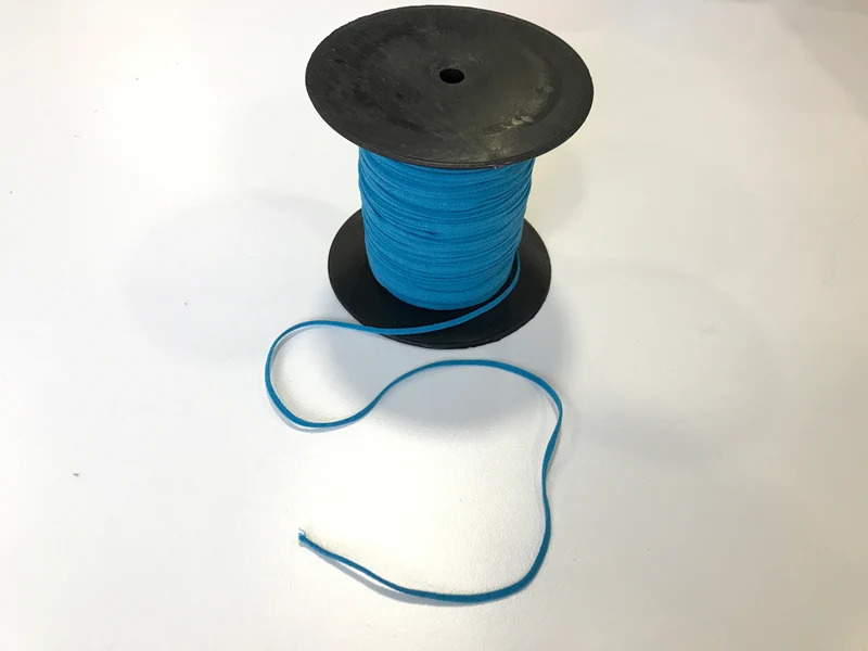 Gummikordel soft cord 2mm petrol 10m