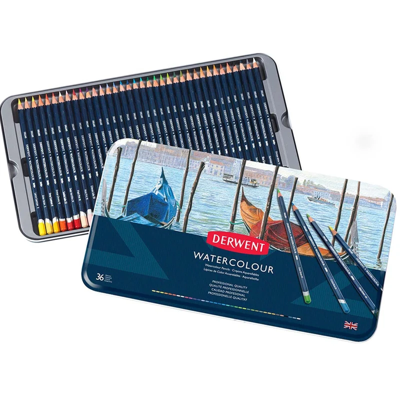 Derwent - Watercolour Pencil - 36 Tin