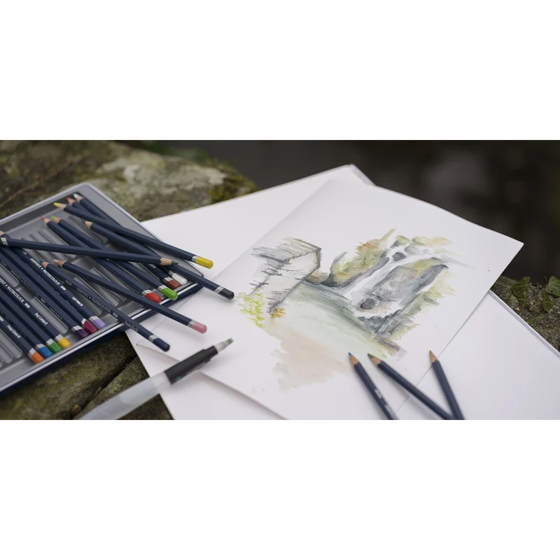 Derwent - Watercolour Pencil - 24 Tin