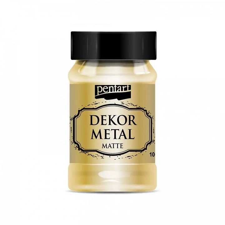 Pentart Decorative Paint 100 ml Metallic Matte