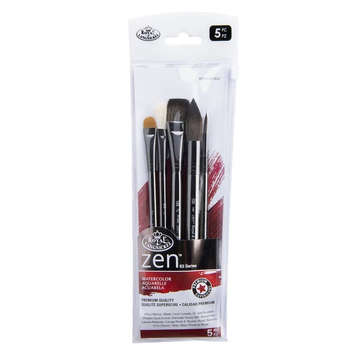 Royal and Langnickel Zen 83 Versatile Brush Set of 5