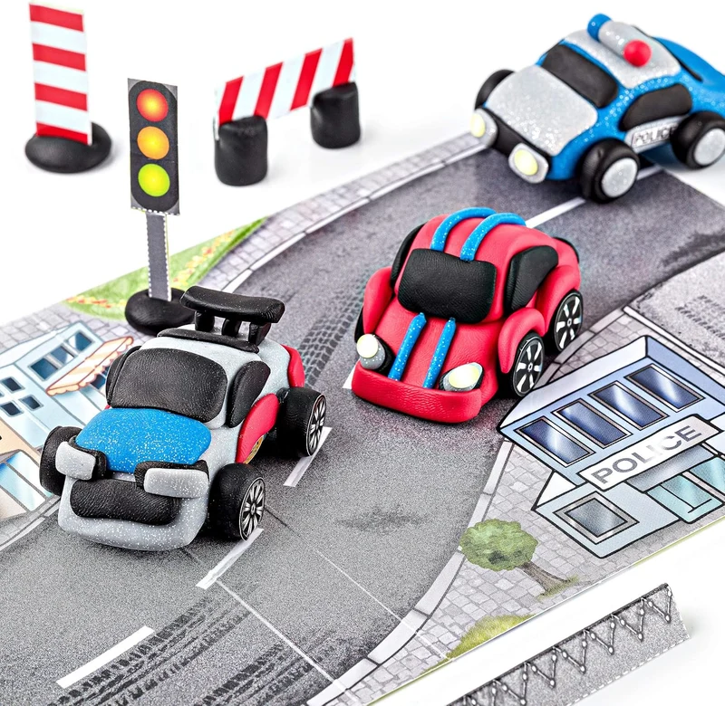 FIMO Kids Form&Play Police Race - Modelliermasse Set