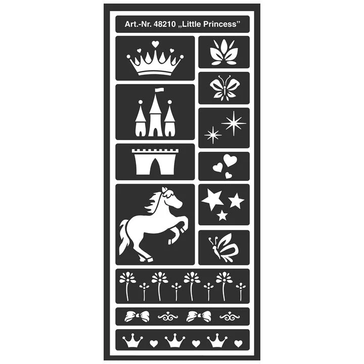 Home Design Little Princess Stencil