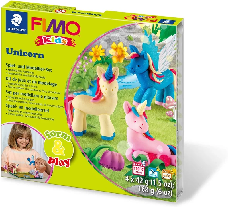 FIMO Kids Form & Play Unicorn - Kreatives Modellierset