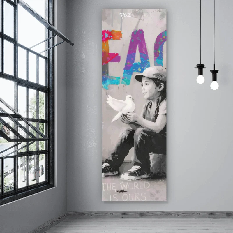 Poster The World is ours Peace Panorama Hoch