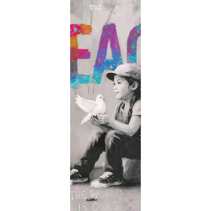 Poster The World is ours Peace Panorama Hoch