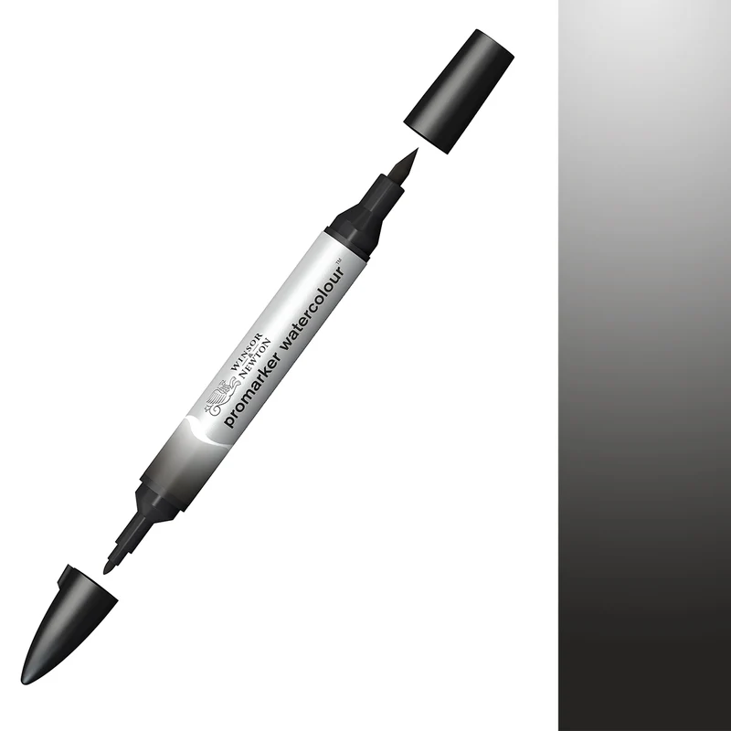 Winsor & Newton - Promarker Watercolour - Ivory Black 331