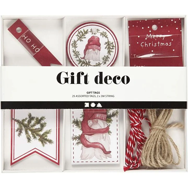 Set of 25 Christmas Gift Tags
