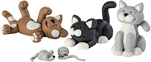 FIMO kids Form&Play Katzen Set - Modellieren & Spielen