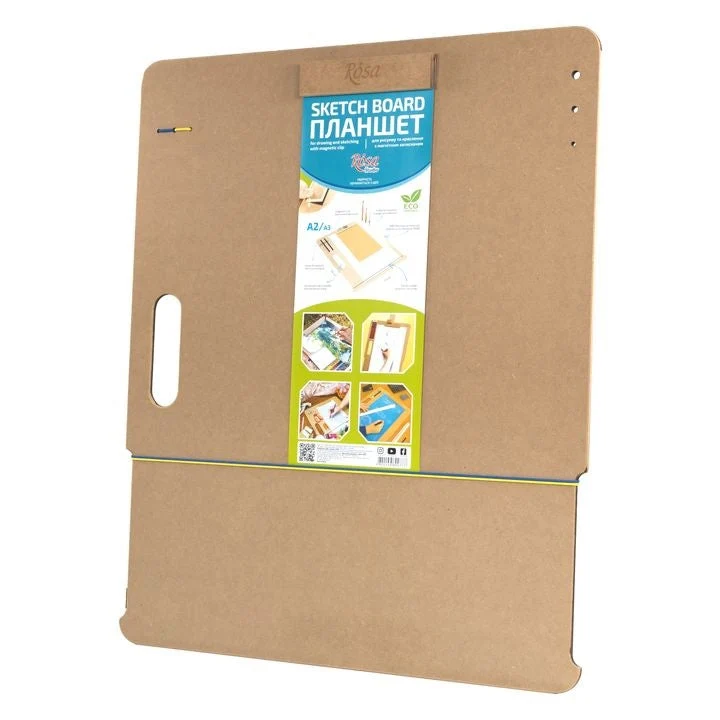 ROSA STUDIO Sketchbook with Magnetic Clip A2 (53x63 cm), MDF