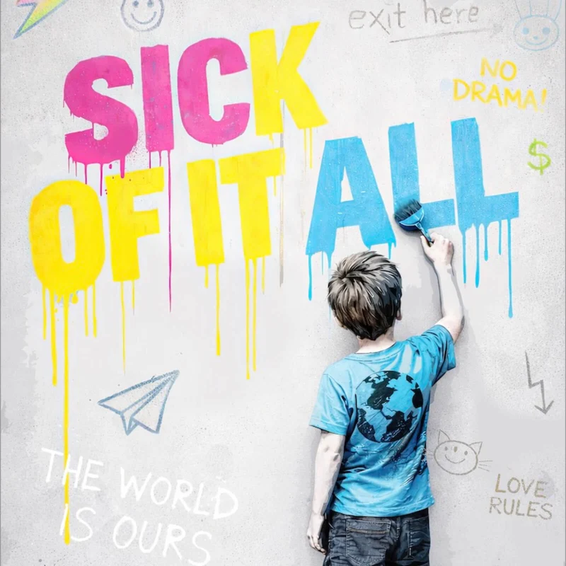Poster Sick of it all Pop Art Quadrat