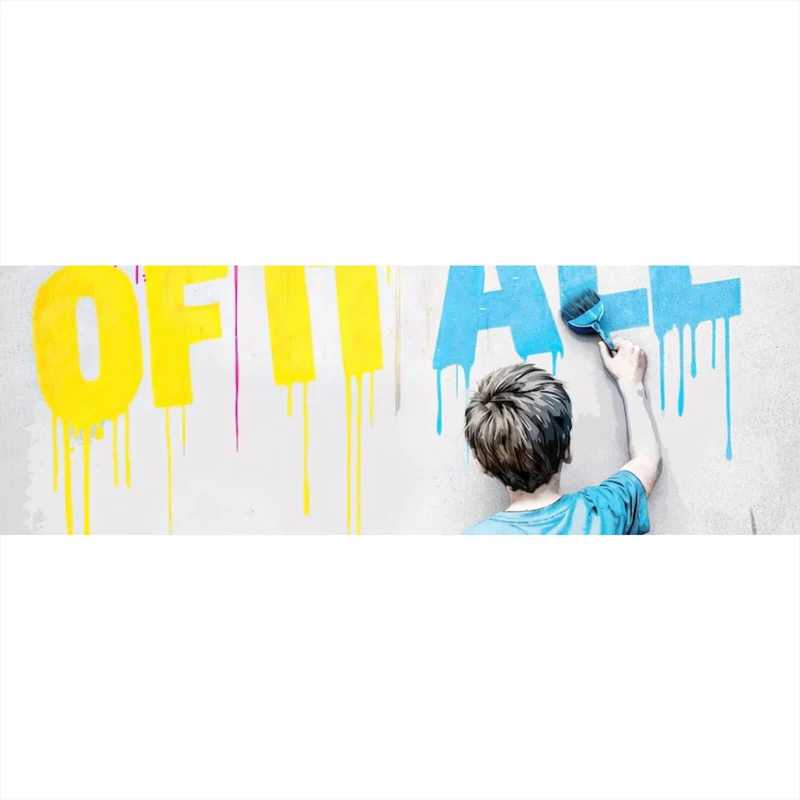 Spannrahmenbild Sick of it all Pop Art Panorama
