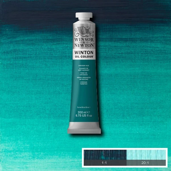 Winsor and Newton - Winton Oil Colour - 200ml - Viridian (43)