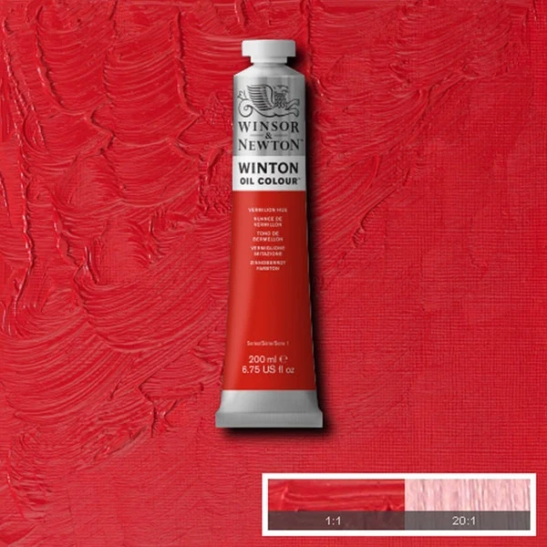 Winsor and Newton - Winton Oil Colour - 200ml - Vermilion (42)