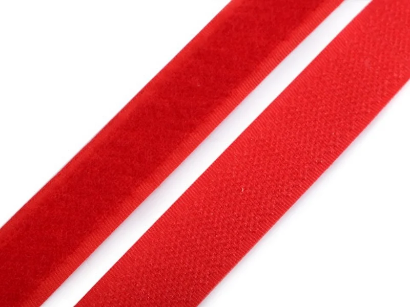 Klettband 20mm rot Hakenband