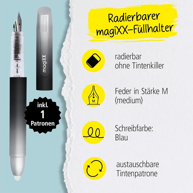 Füllhalter MagiXX Lavender - Schulfüller für Anfänger