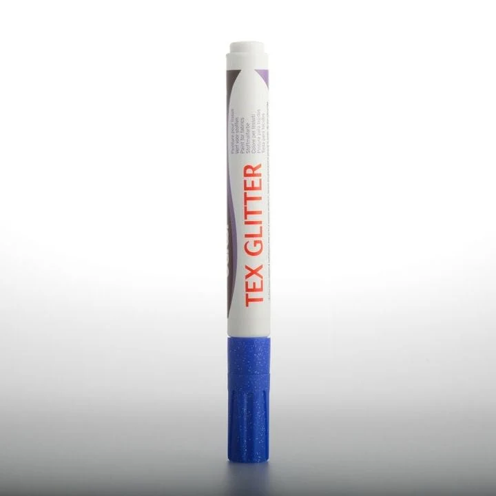 DARWI TEX Glitter Fabric Markers, 6 ml