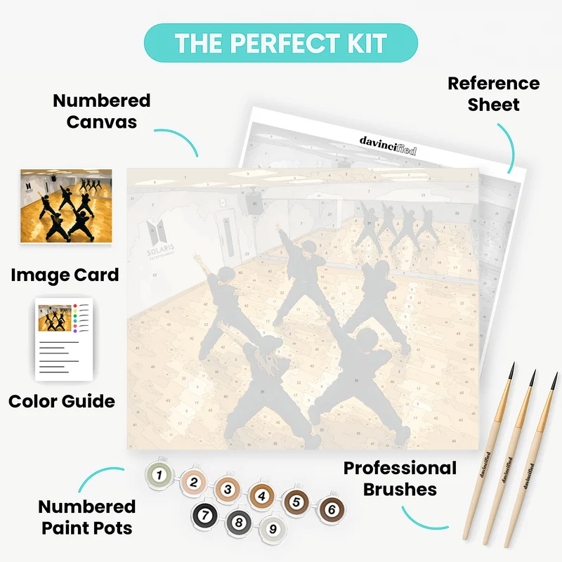 Dance Practice Session - Paint by Numbers Kit