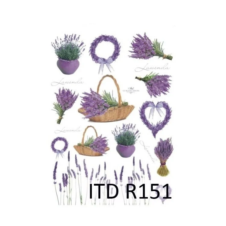 ITD A4 Rice Paper - Lavender