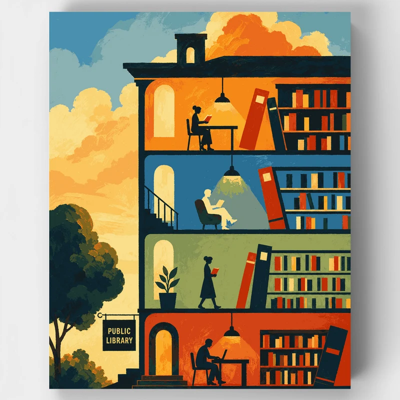 Floors of Knowledge - Paint by Numbers Kit