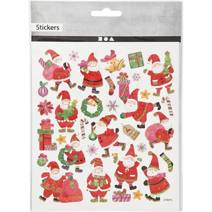 Set of 33 Christmas Stickers