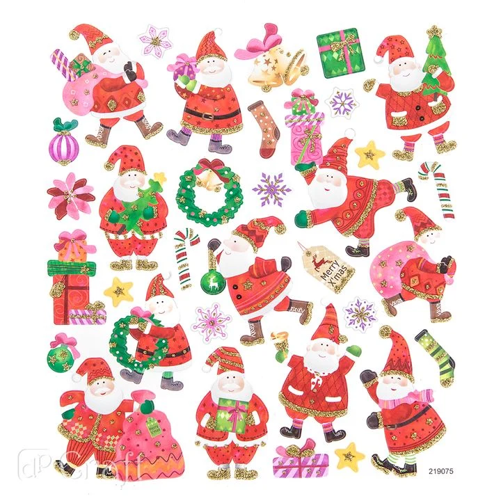 Set of 32 Christmas Stickers