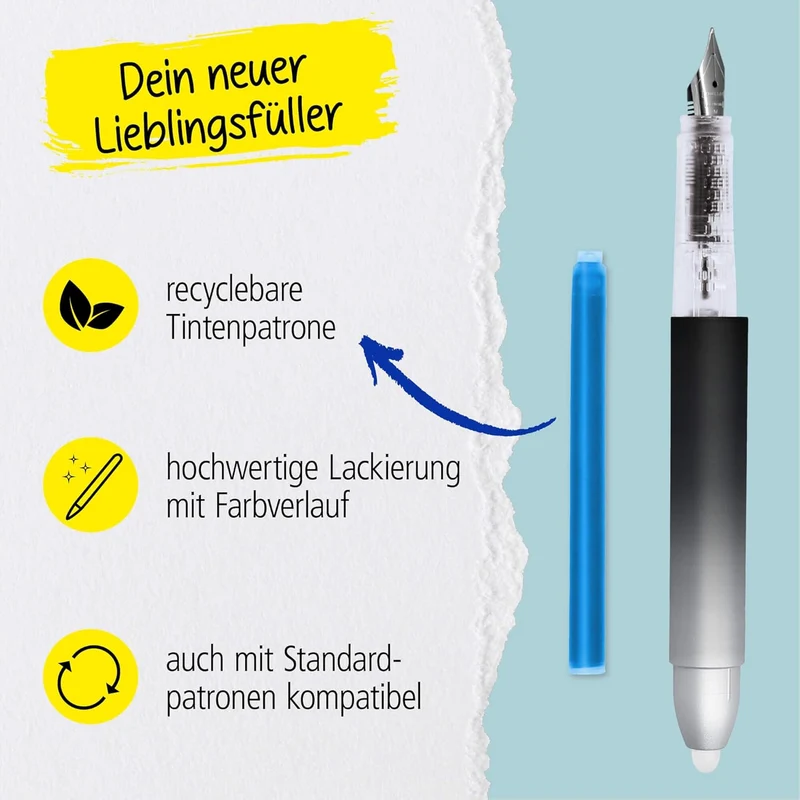 ONLINE Füllhalter MagiXX Turquoise - Schulfüller für Kinder