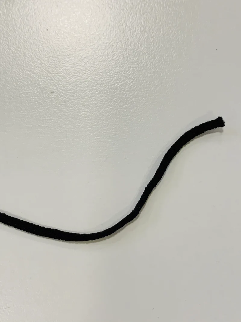 Rundgummi schwarz 3mm sehr weich 10m