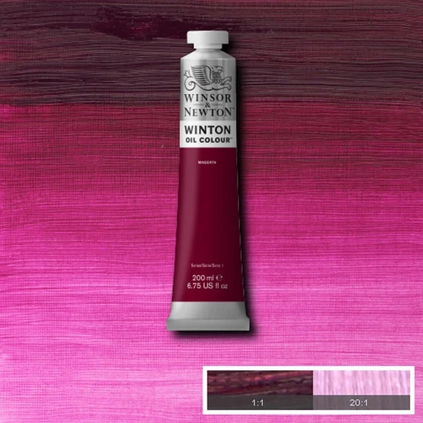Winsor and Newton - Winton Oil Colour - 200ml - Magenta (28)