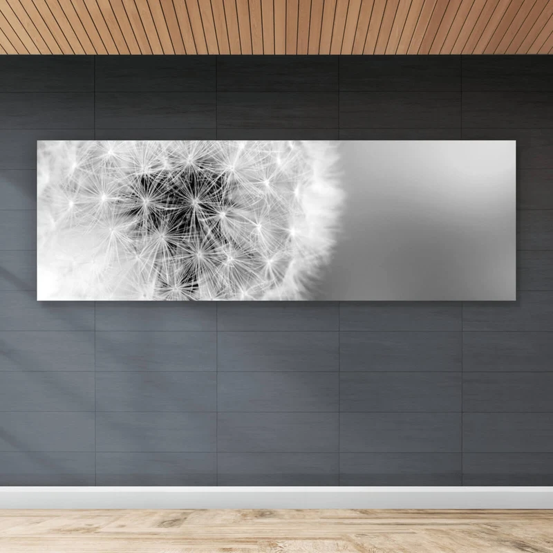 Poster Pusteblume bei Dämmerung Panorama