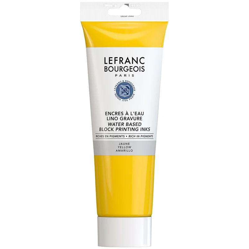 Lefranc Bourgeois - Lino Block Printing Inks - 250ml - Yellow