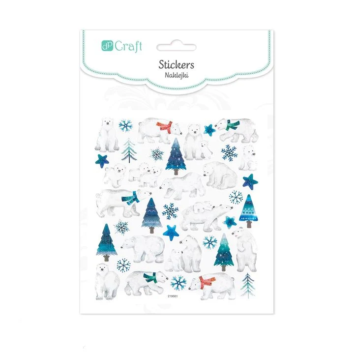 Christmas Stickers, Set of 38