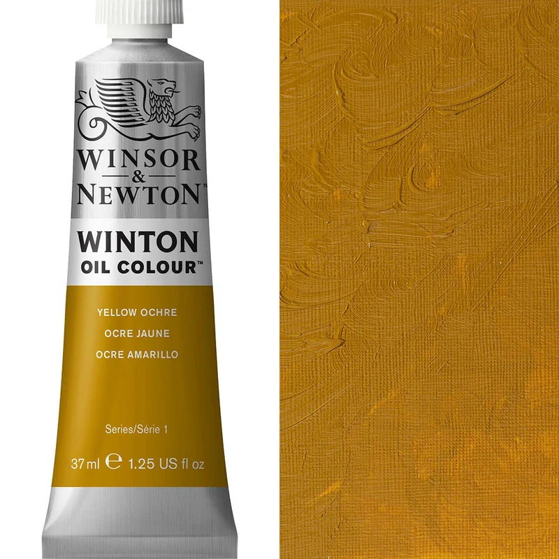 Winsor and Newton - Winton Oil Colour - 37ml - Yellow Ochre (44)