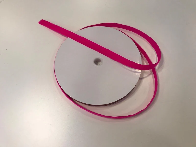Klettband 20mm neonpink Hakenband