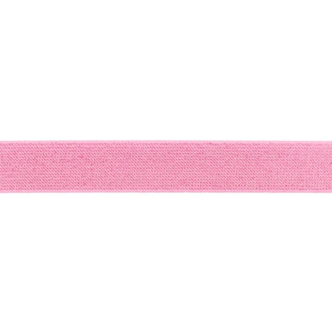 Gummiband Glitzer rosa - 25mm