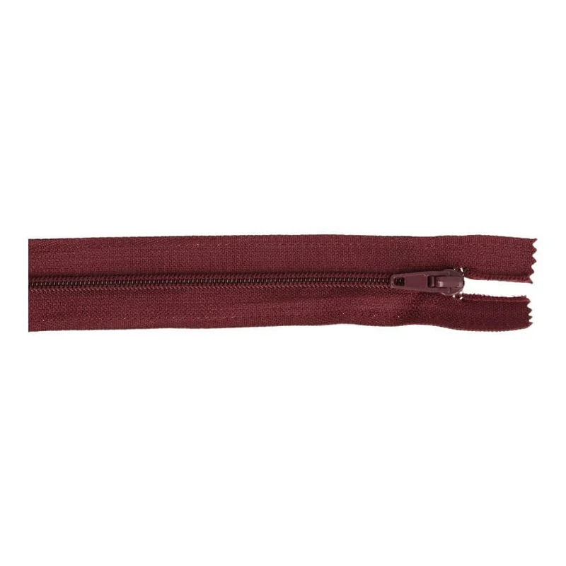 Reißverschluss dunkelrot 25cm