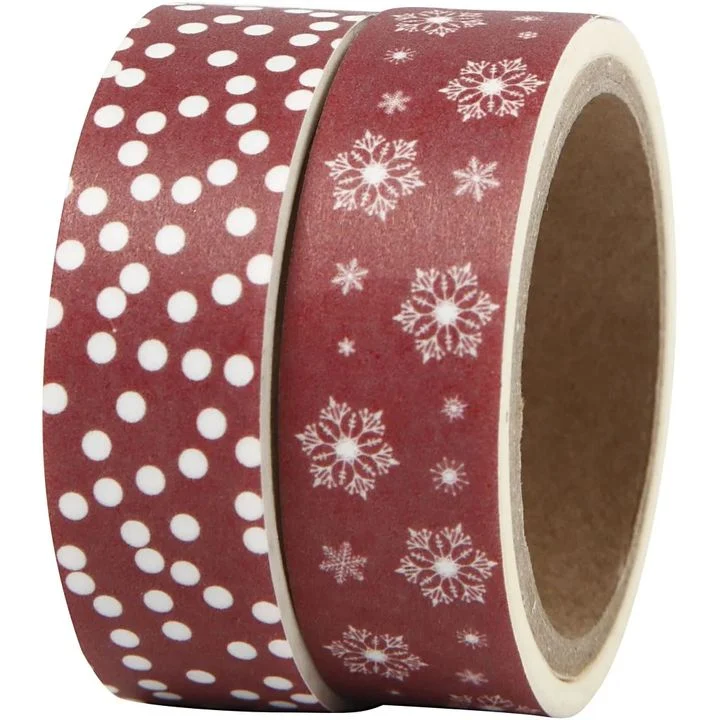 Ice Crystals and Dots Washi Tape Set