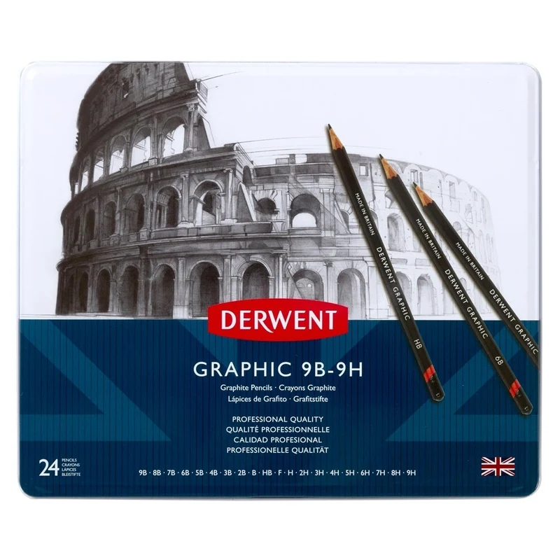 Derwent - Graphic Pencil - 24 Tin