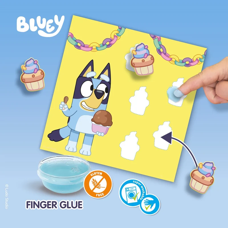 Bluey Klebebilder - Kreatives Stickerspaß für Kinder