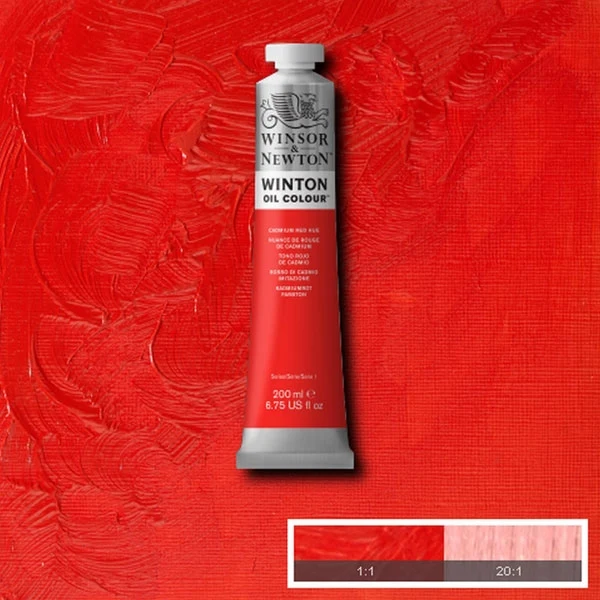Winsor and Newton - Winton Oil Colour - 200ml - Cadmium Red (5)