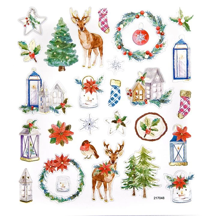 Set of 28 Christmas Stickers