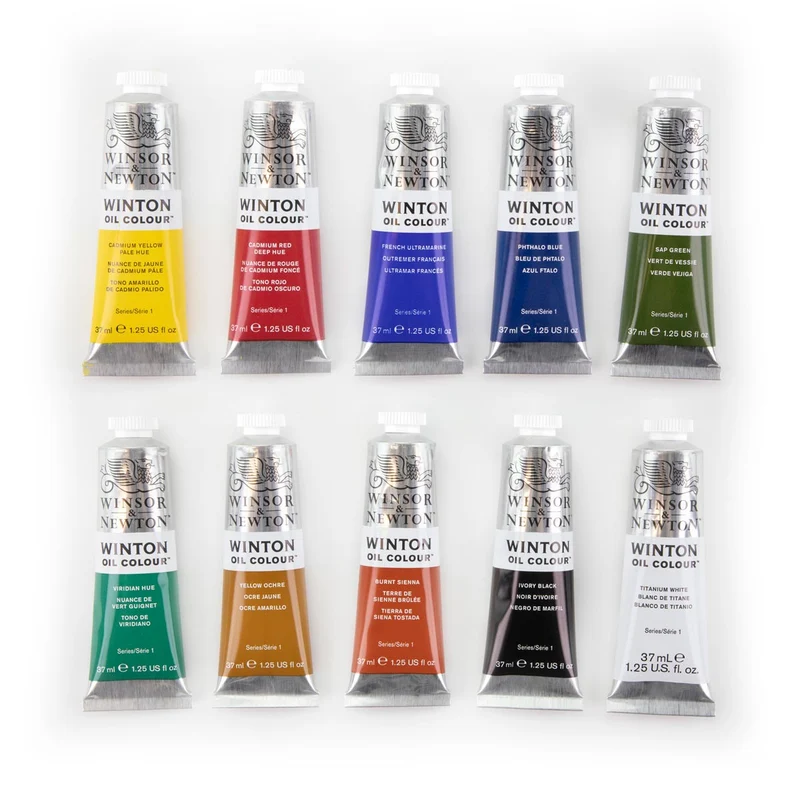 Winsor and Newton - Winton Oil Colour - 10 x 37ml - Starter Set