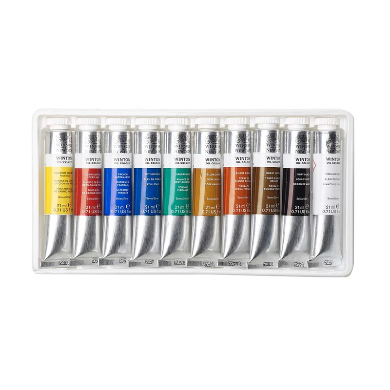 Winsor and Newton - Winton Oil Colour - 10 x 21ml Basic Set